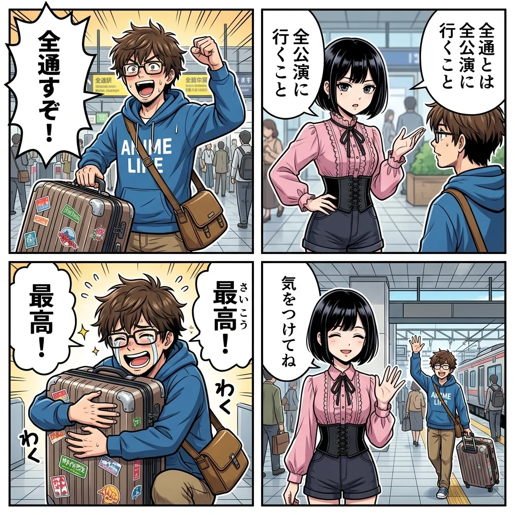 全通 4コマ漫画