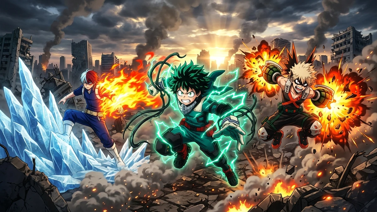 【ヒロアカ】アニメ見る順番完全ガイド!1期〜7期・劇場版映画の時系列まとめ