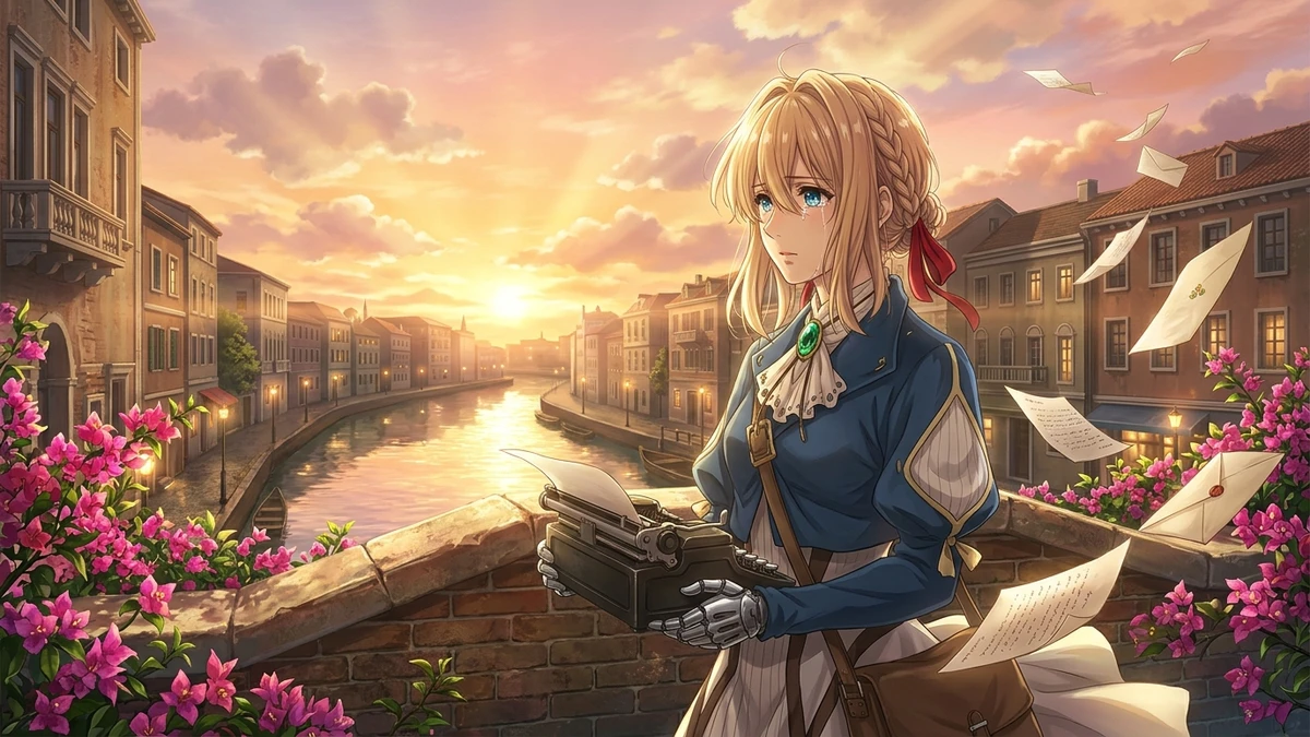 【ヴァイオレット】アニメ見る順番！TV版・外伝・劇場版の時系列と神回第10話